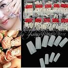 500pcs Natural Leite Branco unhas French Manicure Acrílico U