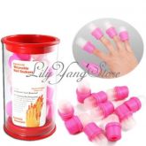 10x Nail Art Removedor reusavel unhas